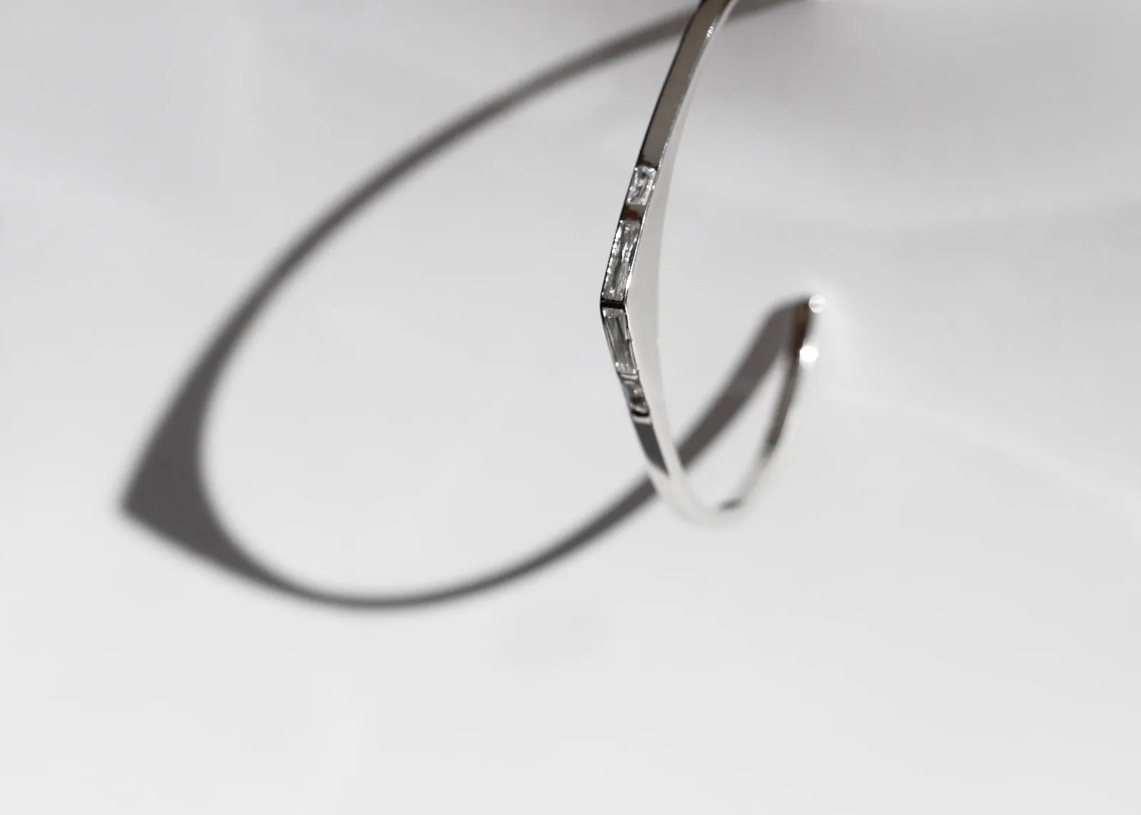 SAMPLE Golden Hour Cuff Rhodium sold by Sarah Mulder Jewelry product image thumbnail 2