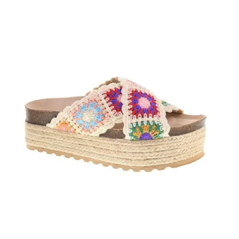 CHINESE LAUNDRY Plays Crochet Slide sold by 27 Boutique