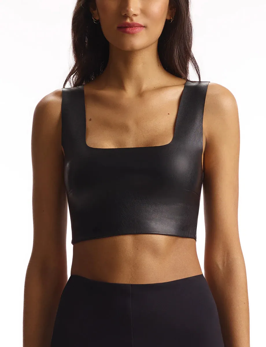 COMMANDO Faux Leather Crop Top sold by 27 Boutique product image thumbnail 2