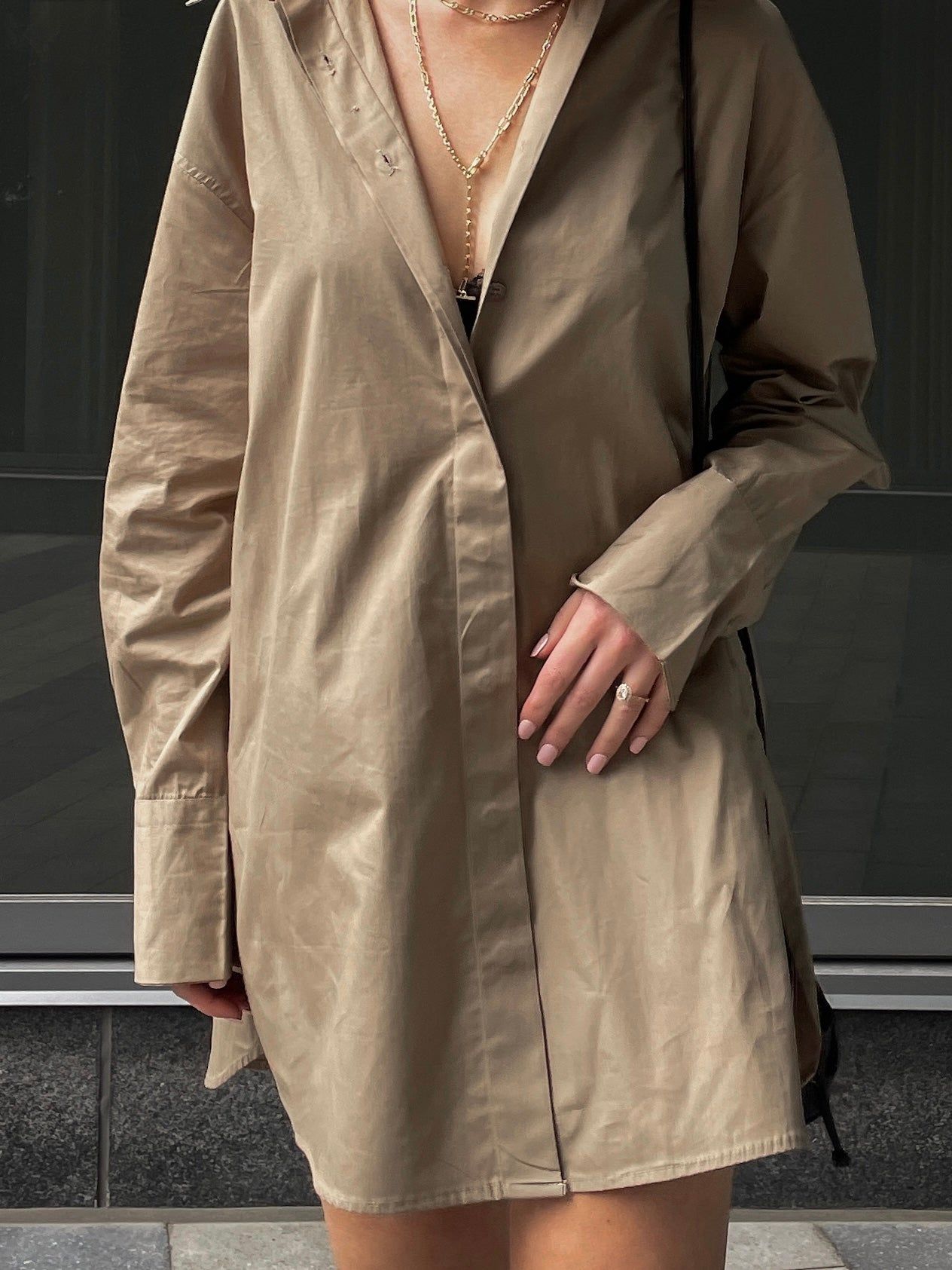 RD STYLE Oversized Button Down Shirt sold by 27 Boutique