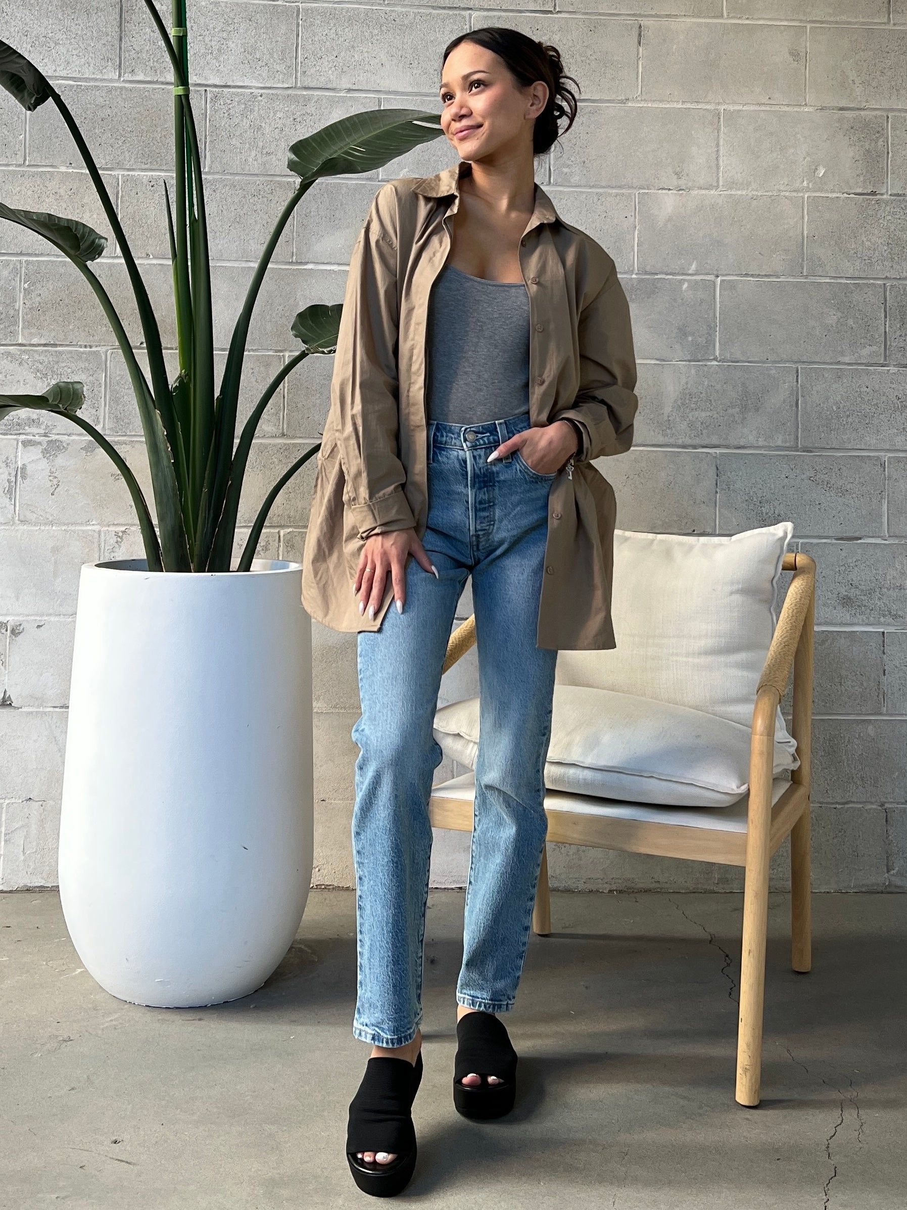 RD STYLE Oversized Button Down Shirt sold by 27 Boutique product image thumbnail 4