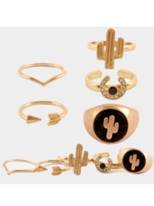 27 Western Style 5 Piece Ring Set sold by 27 Boutique