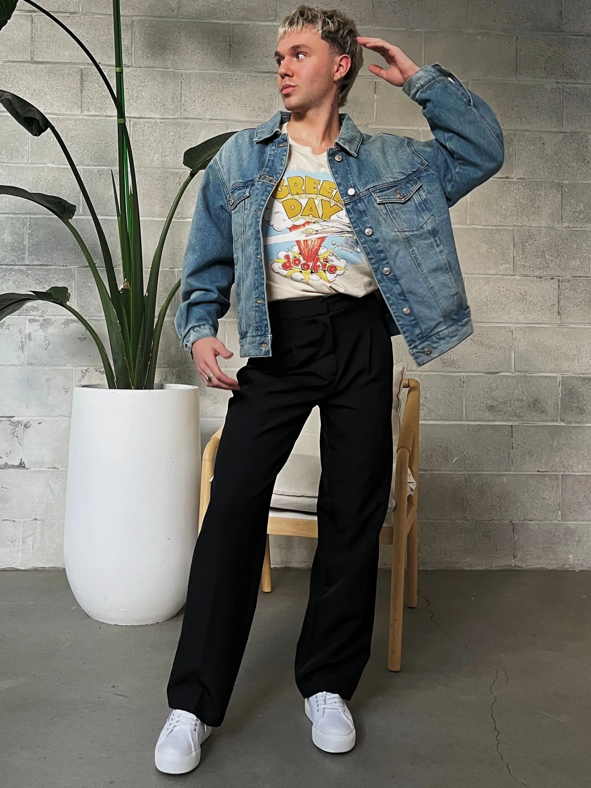 ONLY Indie Oversized Denim Jacket sold by 27 Boutique product image thumbnail 4