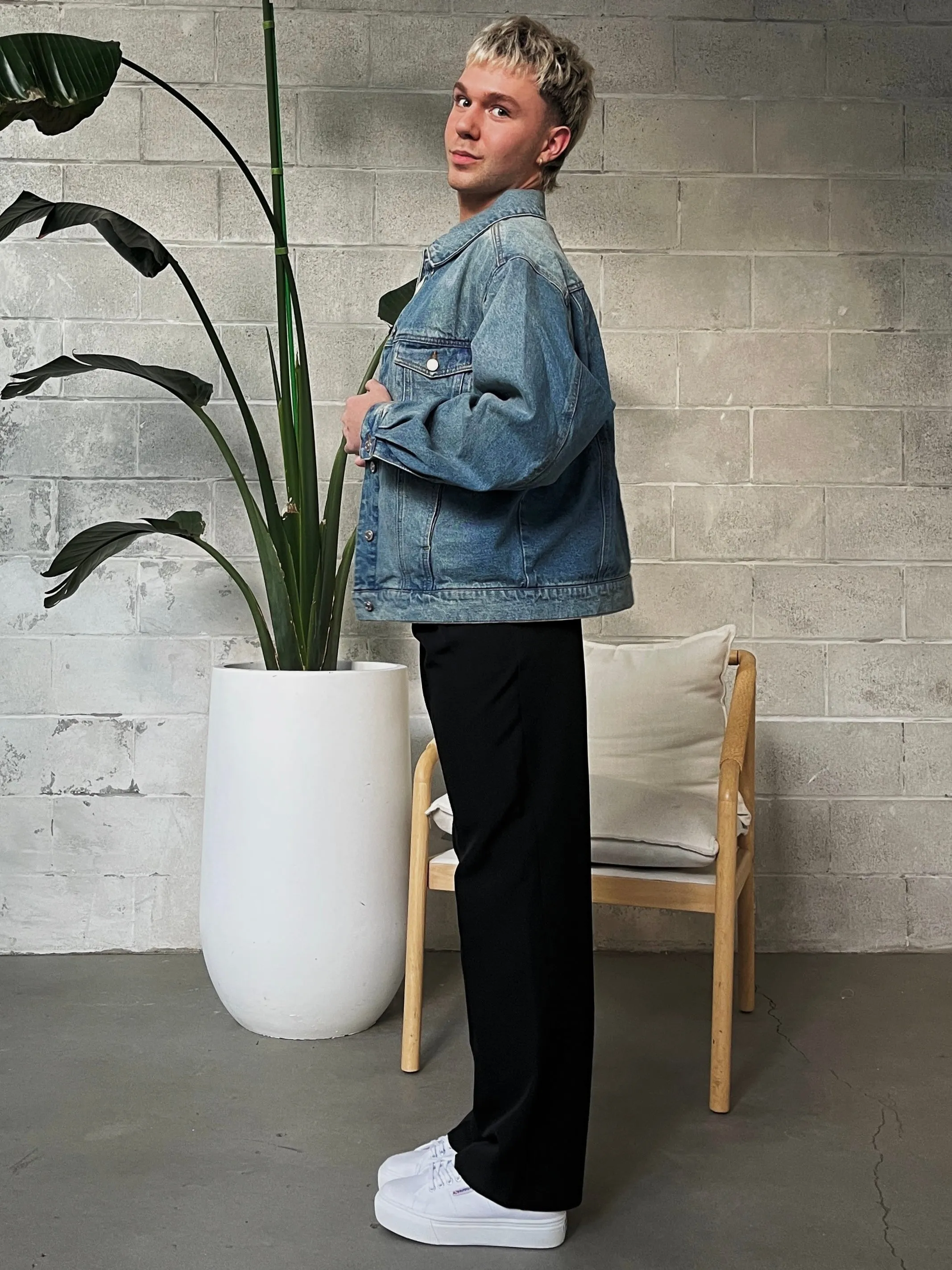 ONLY Indie Oversized Denim Jacket sold by 27 Boutique product image thumbnail 3