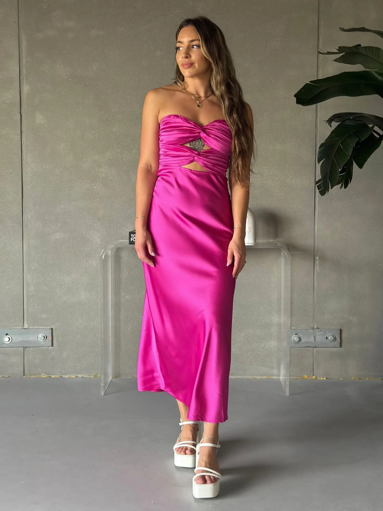 RUNAWAY THE LABEL Mich Strapless Slip Dress sold by 27 Boutique product image thumbnail 5