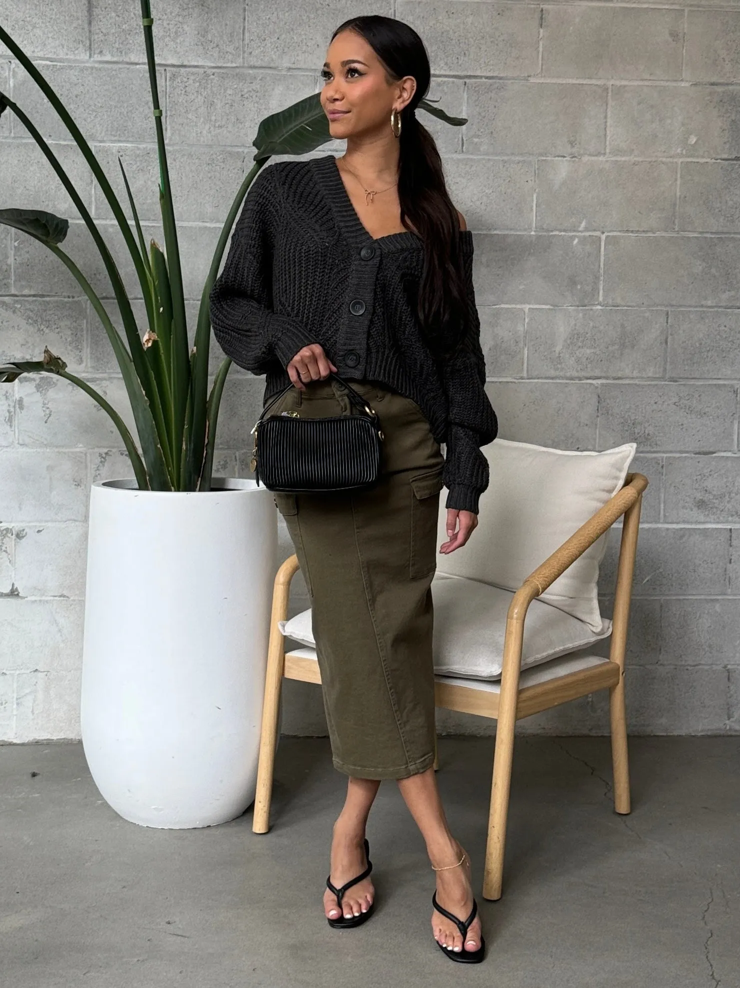 RD STYLE Cropped Knit Cardigan sold by 27 Boutique product image thumbnail 4