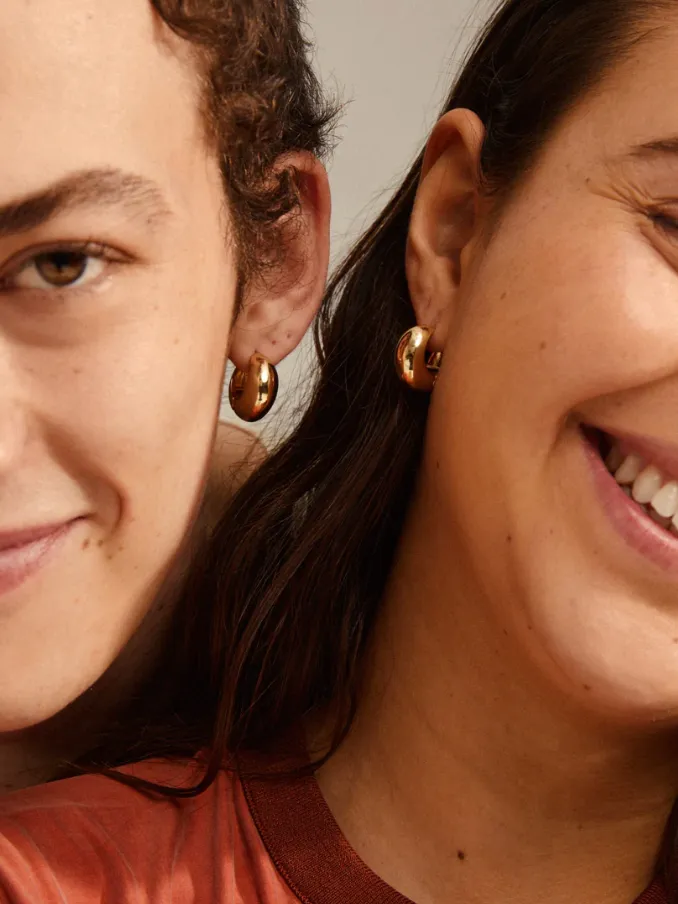 PILGRIM Amber Chunky Hoops sold by 27 Boutique product image thumbnail 3