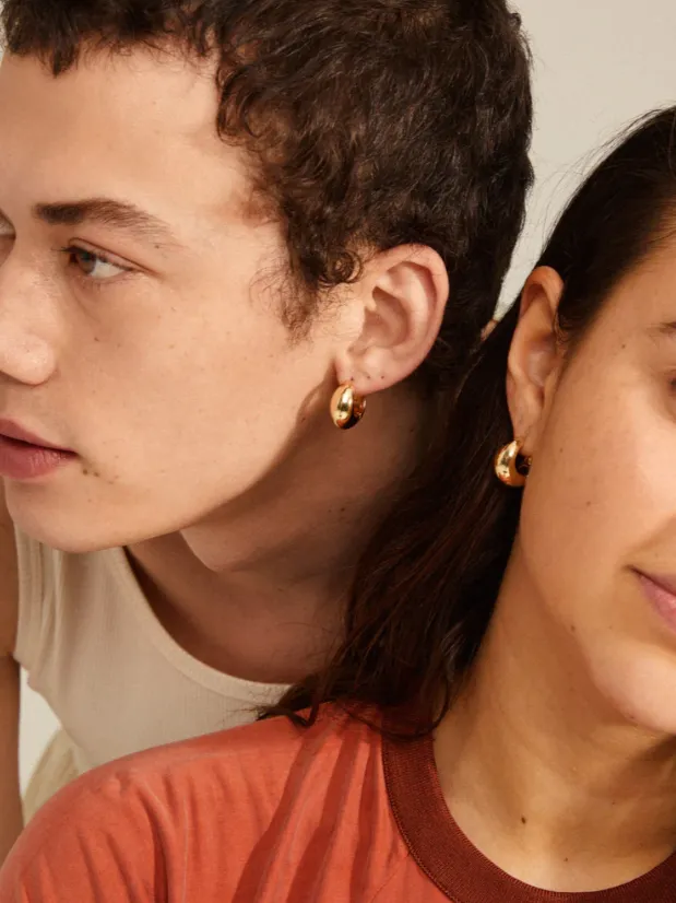 PILGRIM Amber Chunky Hoops sold by 27 Boutique product image thumbnail 5