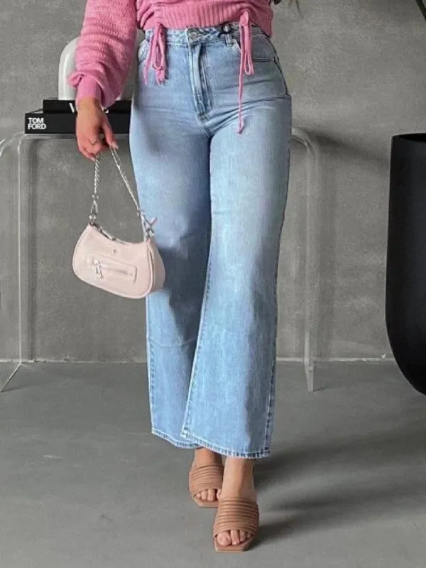 ROLLA'S Heidi Jean Ankle Organic Light Blue sold by 27 Boutique