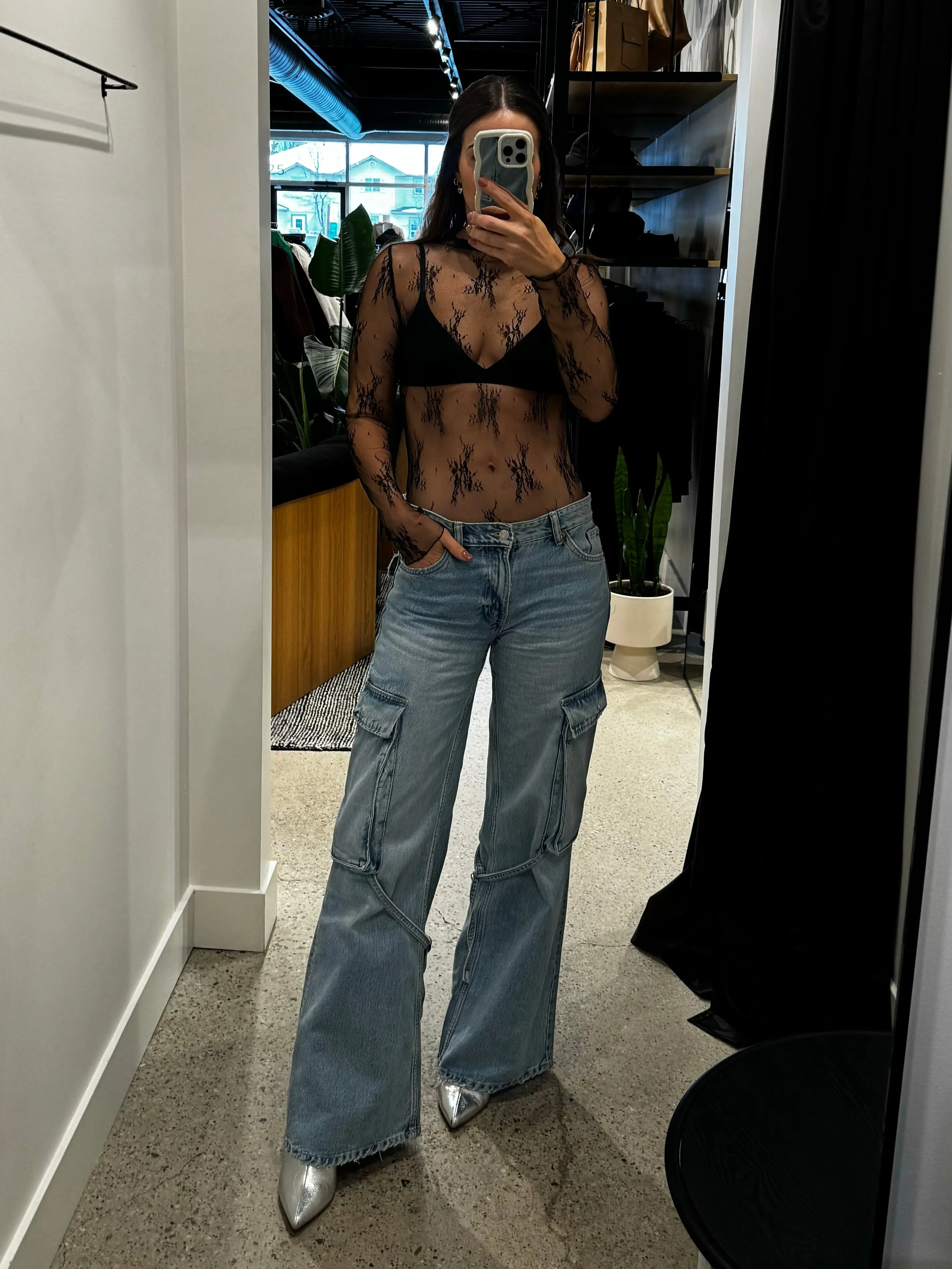 27 Lace Mesh Long Sleeve Top sold by 27 Boutique product image thumbnail 2