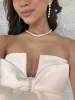 GLAMOROUS Strapless Satin Bow Mini Dress sold by 27 Boutique