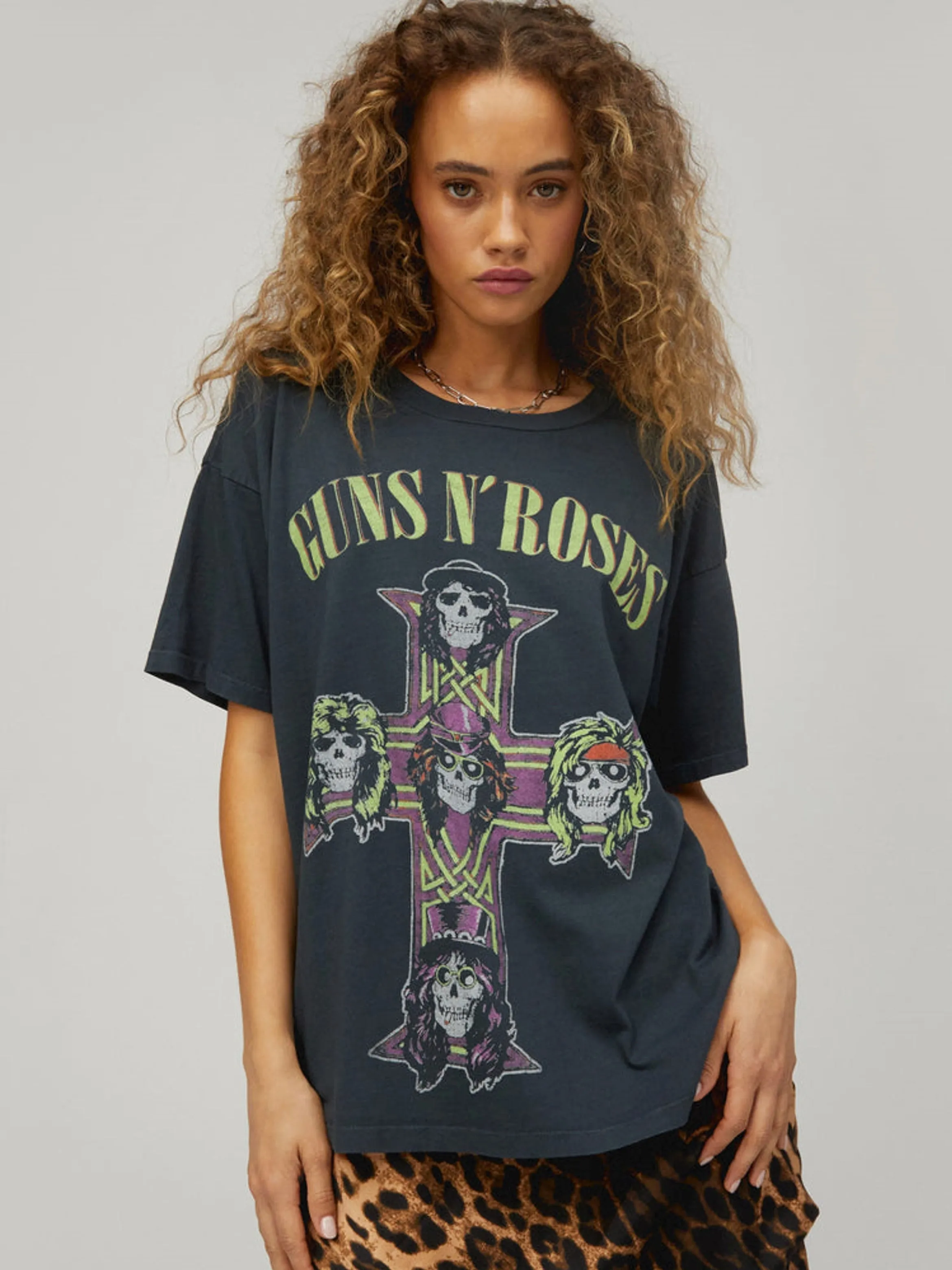 DAYDREAMER Guns N' Roses Skull Cross Merch Tee sold by 27 Boutique