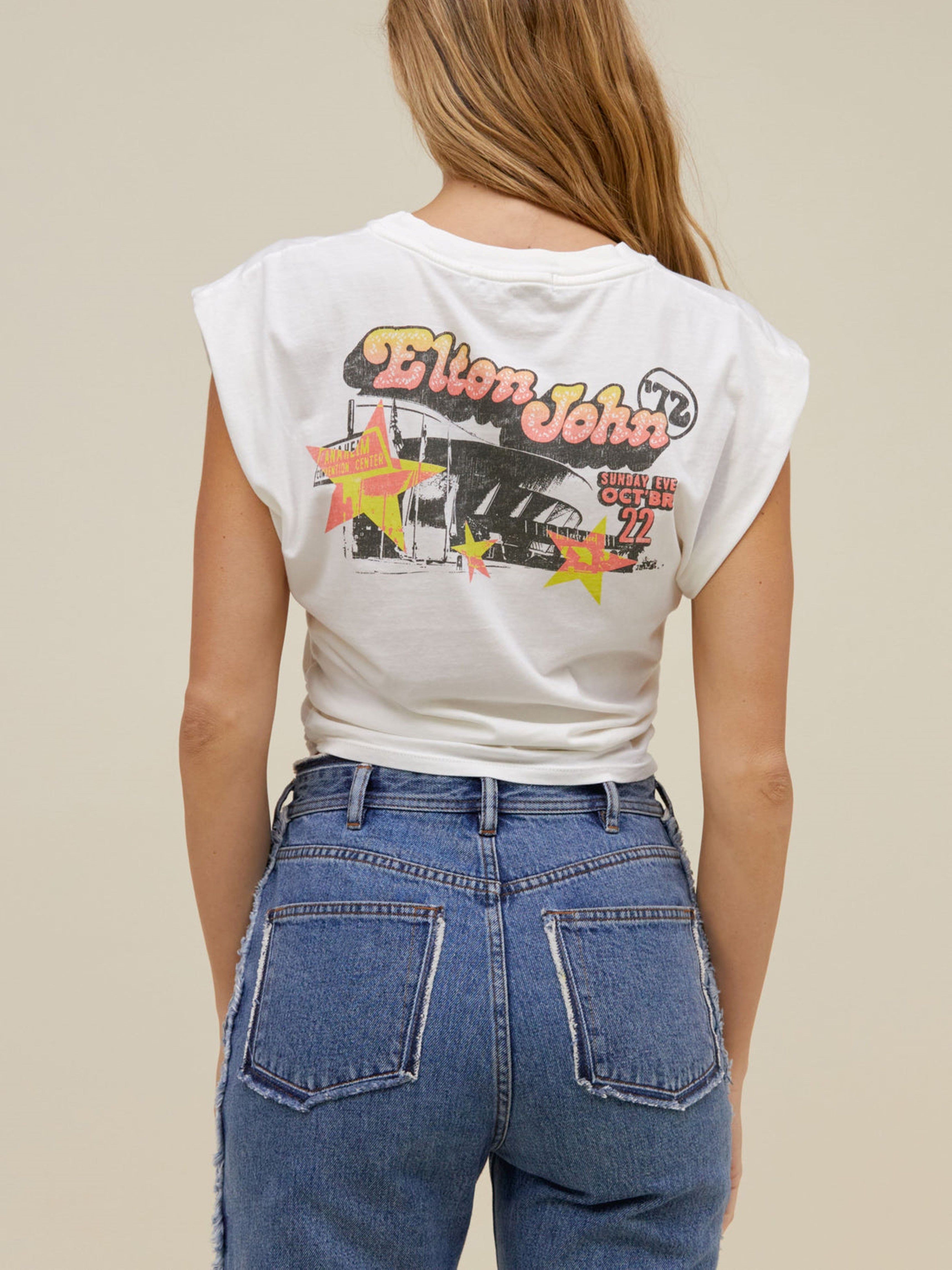 DAYDREAMER Elton John Rocket Man '72 Banded Tee sold by 27 Boutique product image thumbnail 4