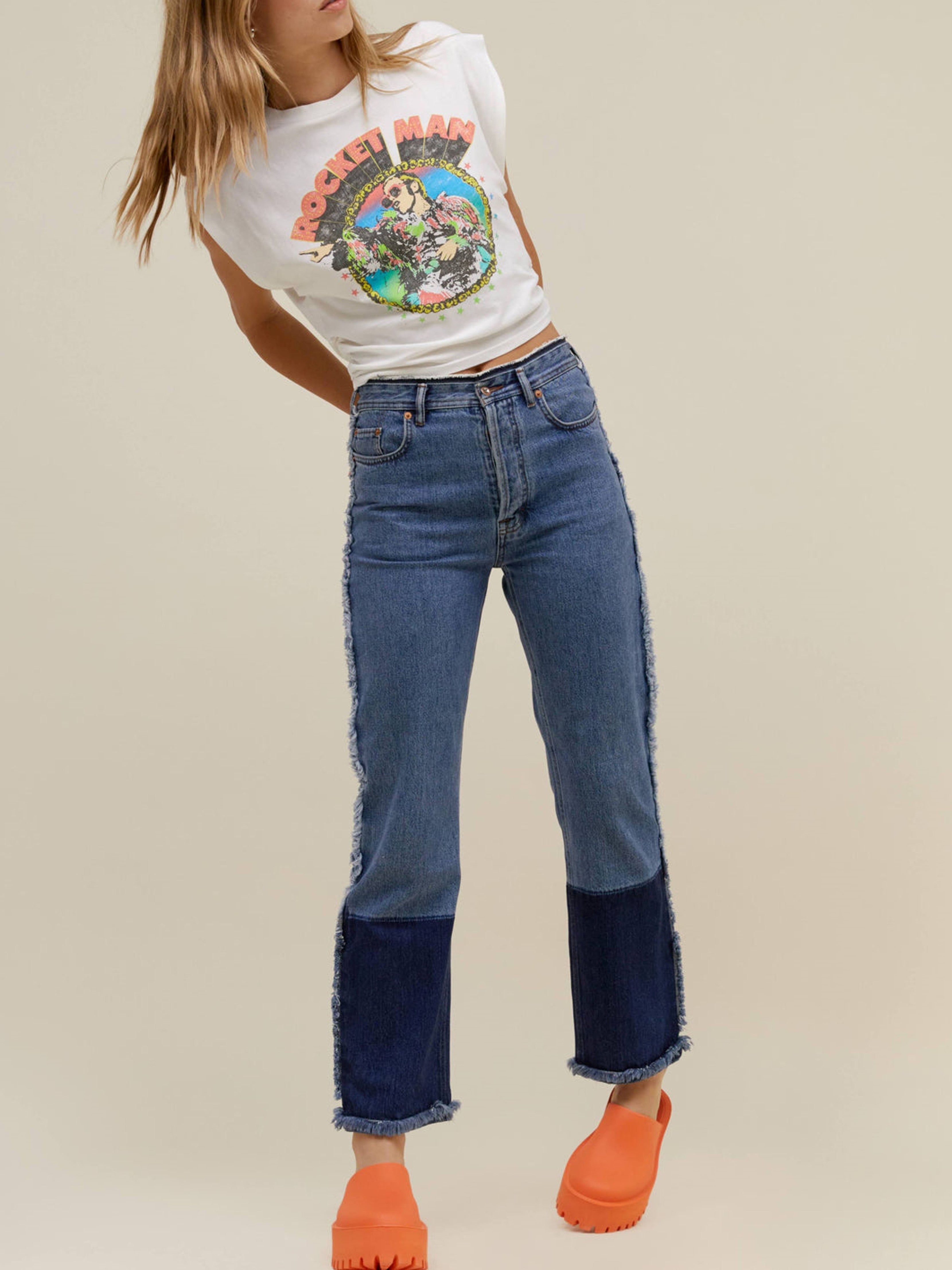 DAYDREAMER Elton John Rocket Man '72 Banded Tee sold by 27 Boutique