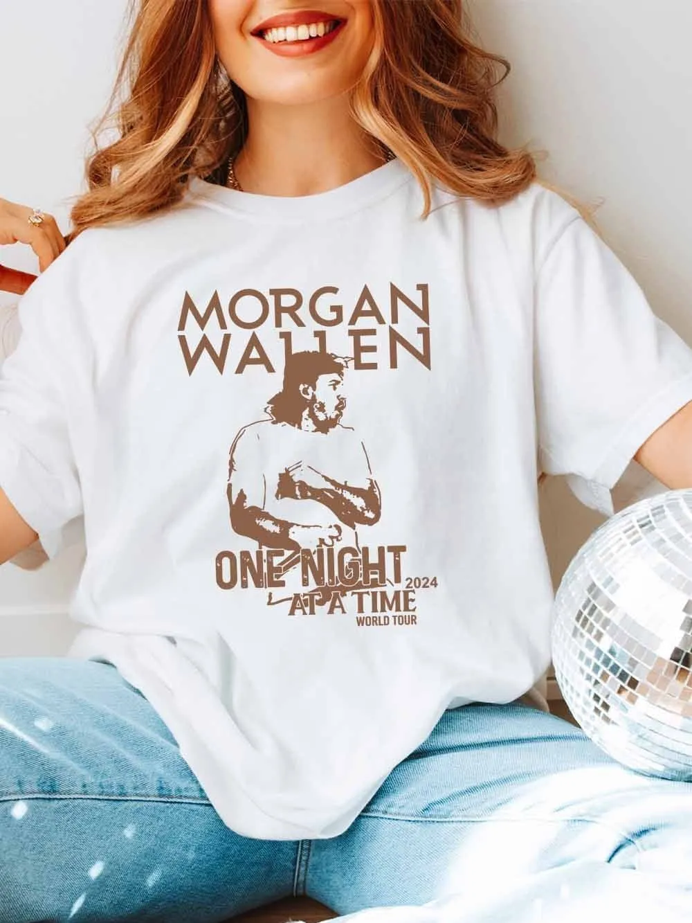 27 Morgan Wallen One Night At A Time Graphic Tee sold by 27 Boutique product image thumbnail 3