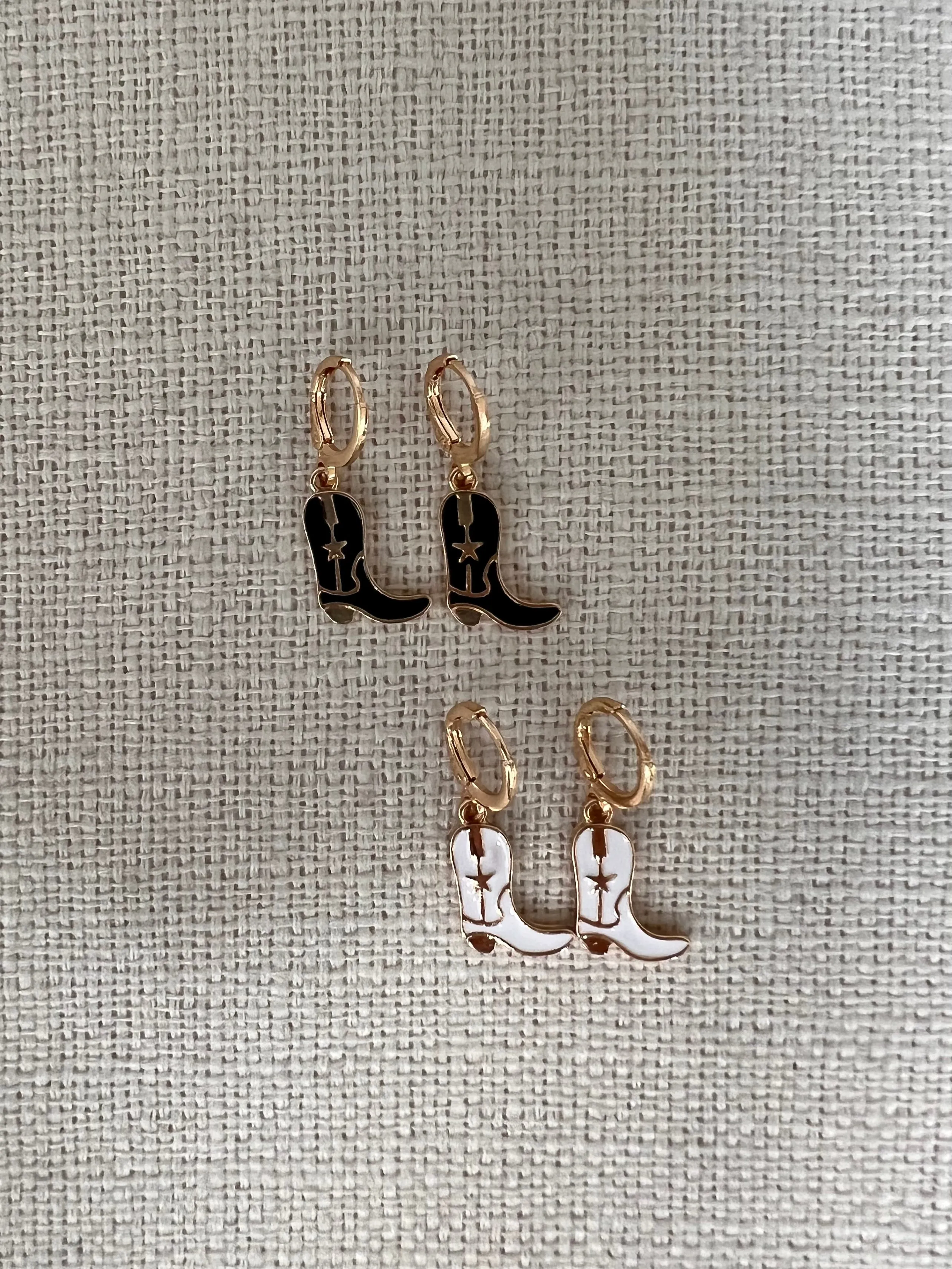 27 Shania Cowboy Boot Earrings sold by 27 Boutique