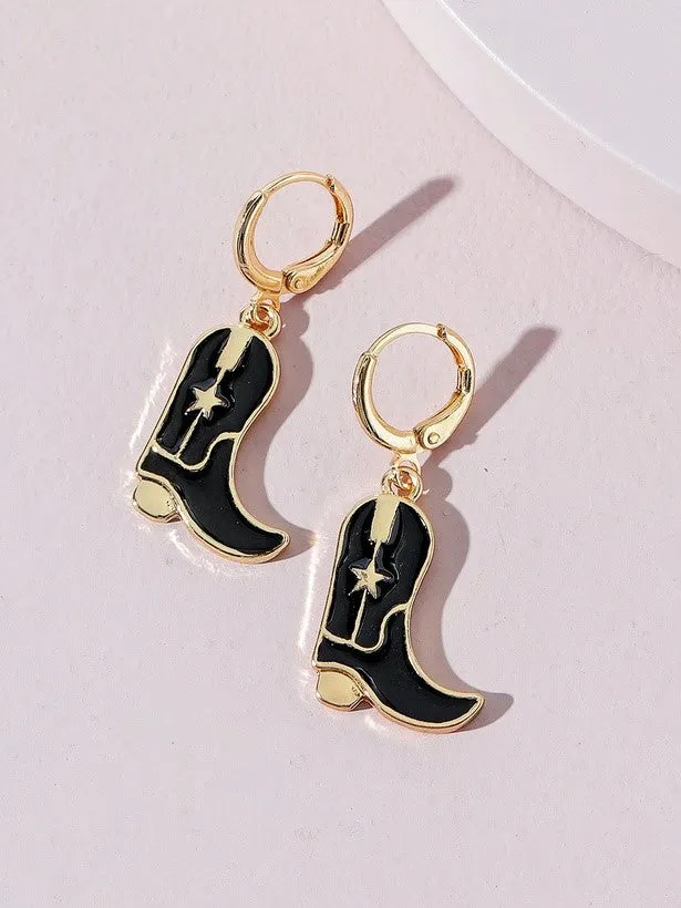 27 Shania Cowboy Boot Earrings sold by 27 Boutique product image thumbnail 4