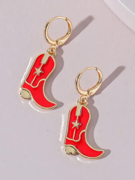 27 Shania Cowboy Boot Earrings sold by 27 Boutique product image thumbnail 5