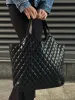 27 Faux Leather Quilted Tote Bag sold by 27 Boutique