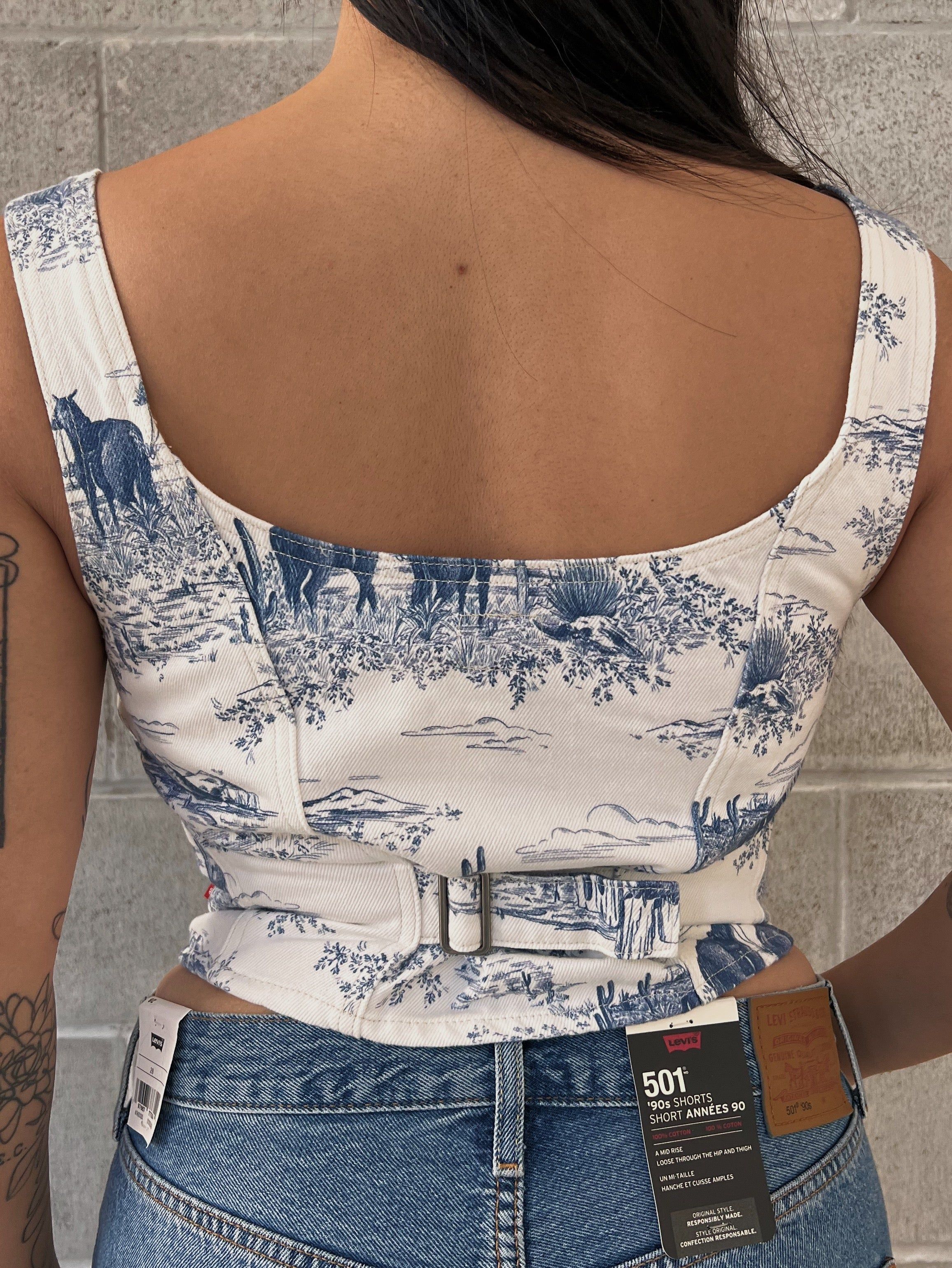 **PRESALE** LEVI'S Alani Denim Corset sold by 27 Boutique product image thumbnail 5