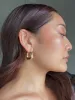 27 Puffy Square Hoop Earrings sold by 27 Boutique