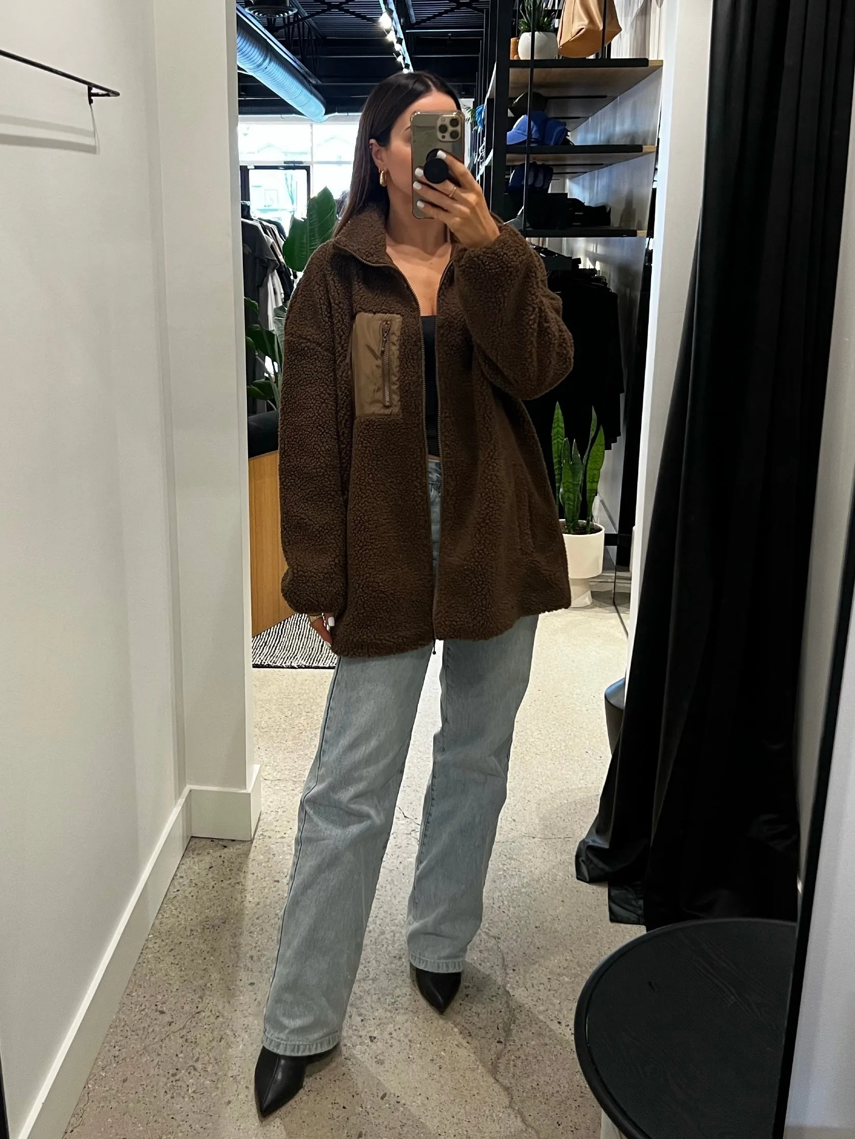 ONLY Emerson Long Sherpa Jacket sold by 27 Boutique