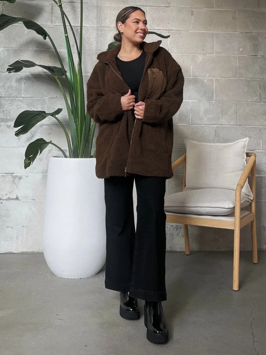 ONLY Emerson Long Sherpa Jacket sold by 27 Boutique product image thumbnail 2