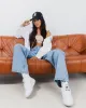 KUWALLA Low Rise Cargo Denim sold by 27 Boutique