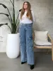 KUWALLA Low Rise Cargo Denim sold by 27 Boutique