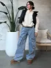 KUWALLA Low Rise Cargo Denim sold by 27 Boutique