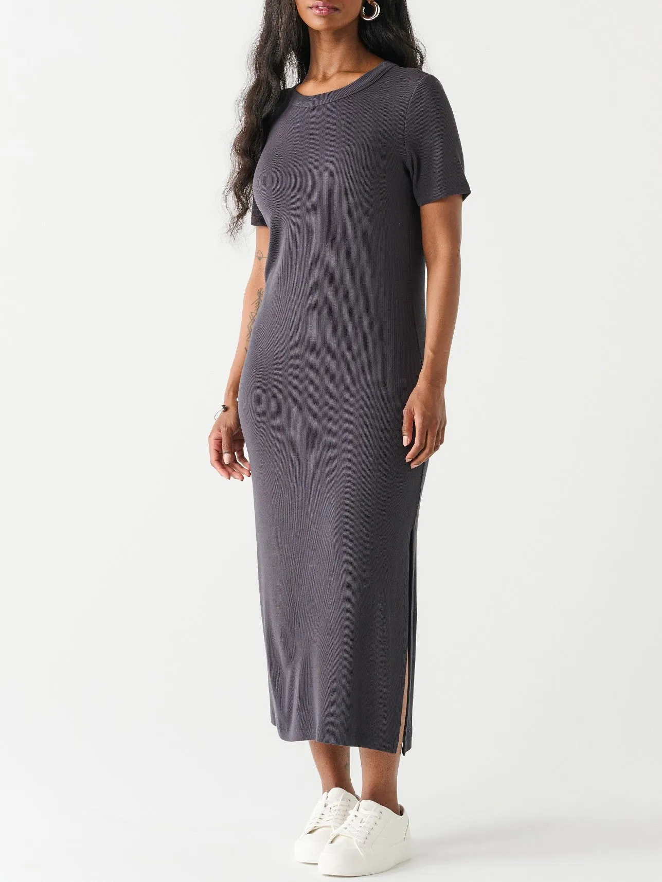 DEX Ribbed T-Shirt Maxi Dress sold by 27 Boutique product image thumbnail 4