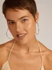 PILGRIM April Recycled Large Hoop Earrings sold by 27 Boutique