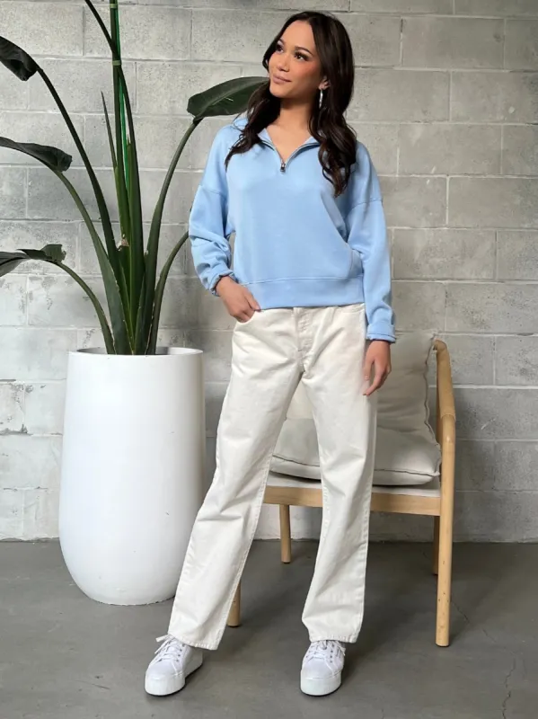 RD STYLE Mailyn Scuba Half Zip Pullover sold by 27 Boutique