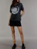 DAYDREAMER Blondie Heart of Glass Disco Ball Boyfriend Tee sold by 27 Boutique
