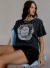 DAYDREAMER Blondie Heart of Glass Disco Ball Boyfriend Tee sold by 27 Boutique
