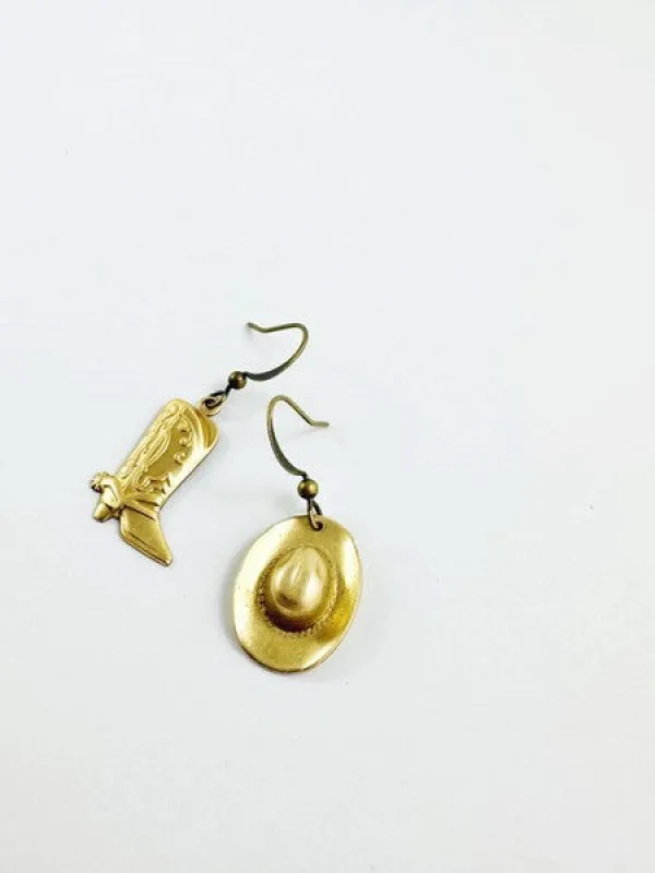 CINDER & SAGE Large Western Charm Earrings sold by 27 Boutique