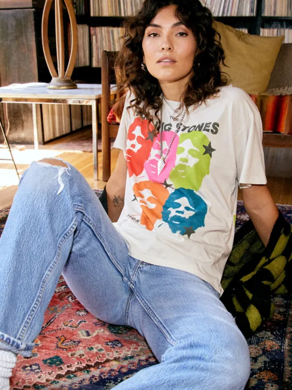 DAYDREAMER Rolling Stones Satisfaction Boyfriend Tee sold by 27 Boutique