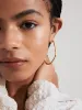 PILGRIM Light Wavy Large Hoop Earrings sold by 27 Boutique
