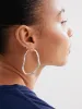 PILGRIM Light Wavy Large Hoop Earrings sold by 27 Boutique