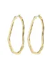 PILGRIM Light Wavy Large Hoop Earrings sold by 27 Boutique