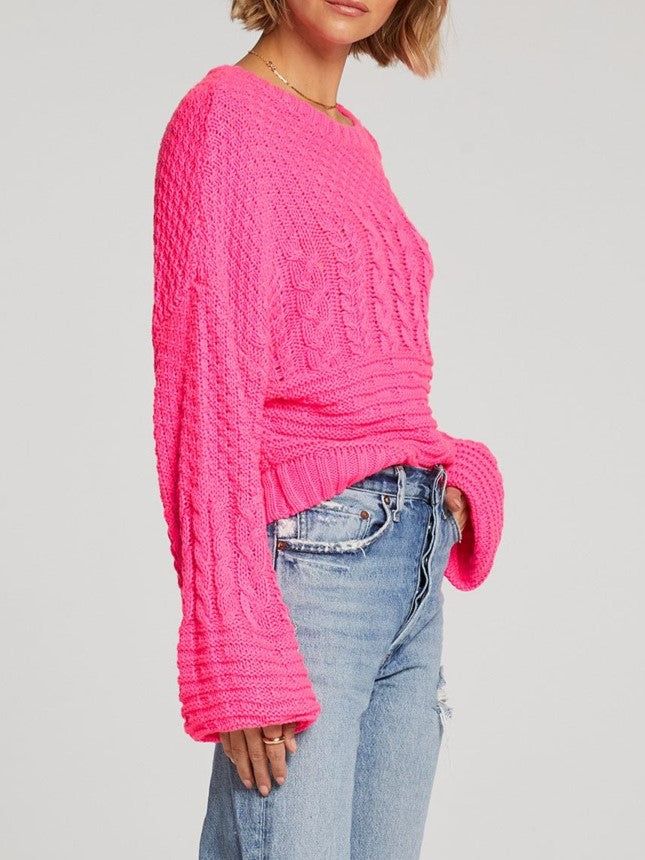SALTWATER LUXE Ronnie Cable Knit Sweater sold by 27 Boutique product image thumbnail 4