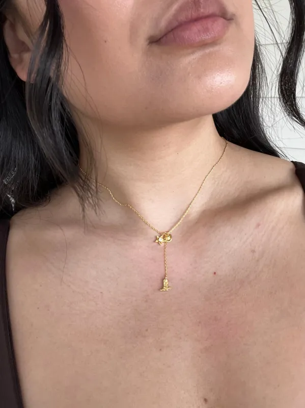 27 Western Charm Drop Necklace sold by 27 Boutique