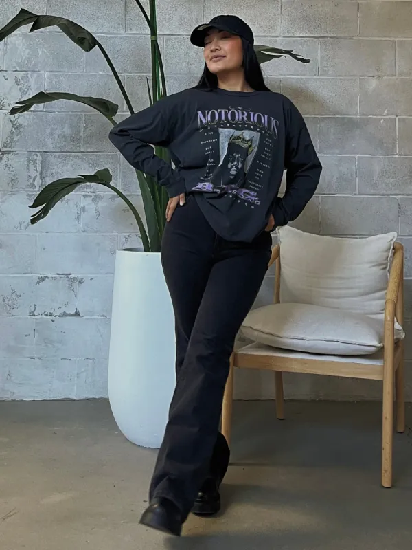 DAYDREAMER Notorious B.I.G Long Sleeve Merch Tee sold by 27 Boutique