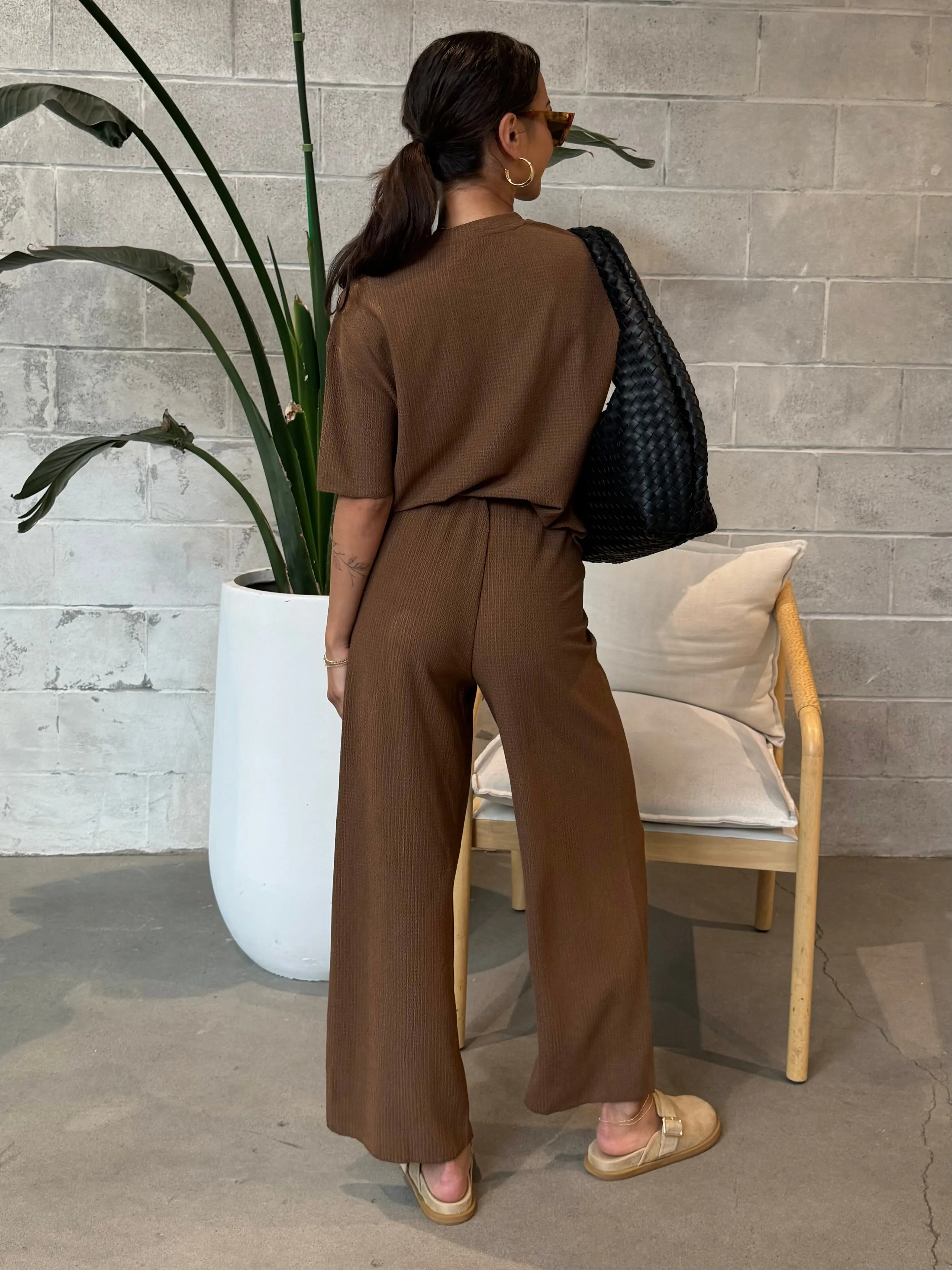 DEX Textured Top and Culotte Pant Set sold by 27 Boutique product image thumbnail 2