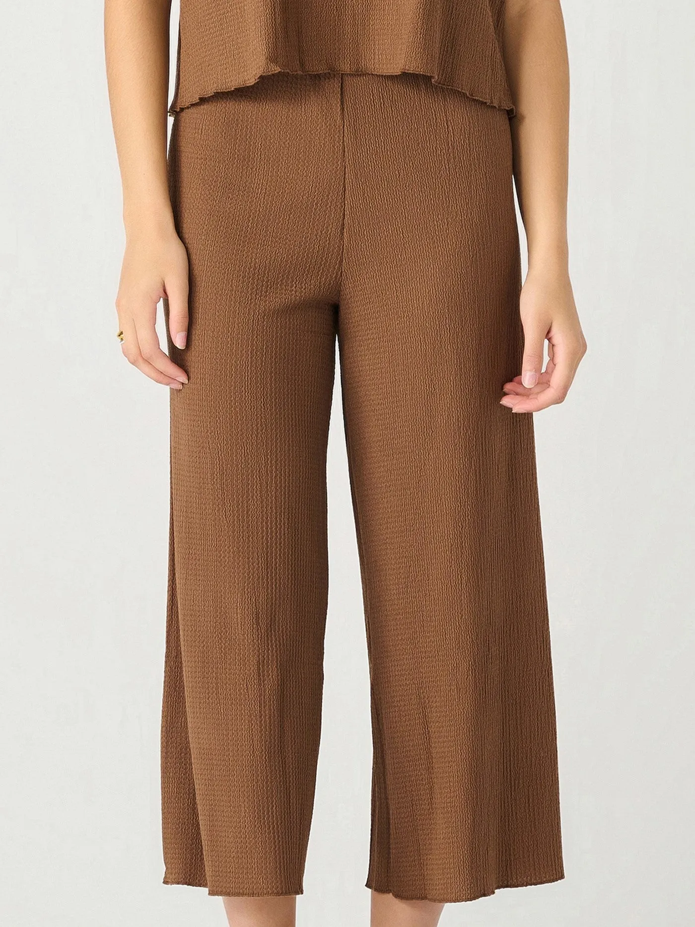 DEX Textured Top and Culotte Pant Set sold by 27 Boutique product image thumbnail 5