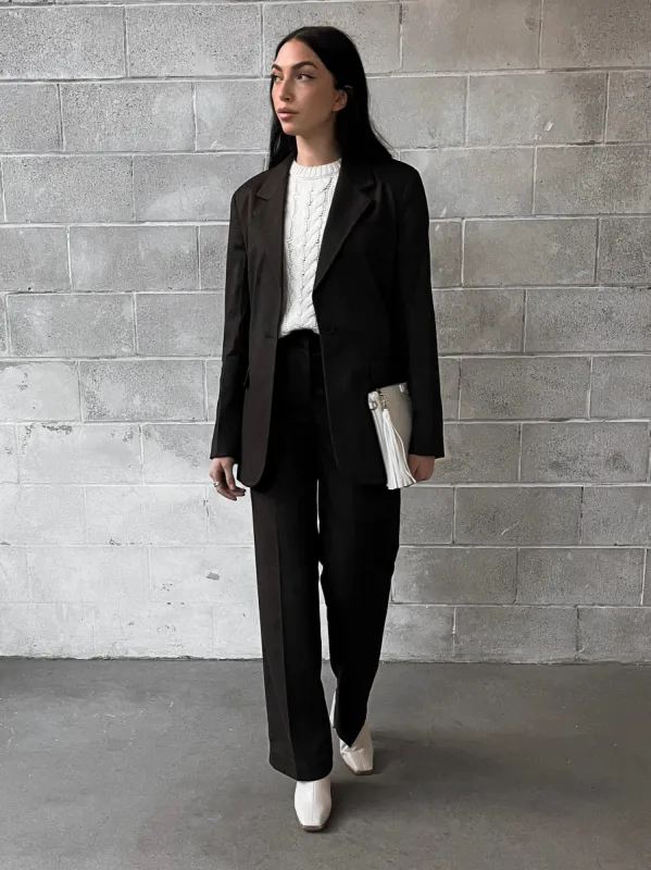 RD STYLE Alexa Solid Flannel Blazer sold by 27 Boutique