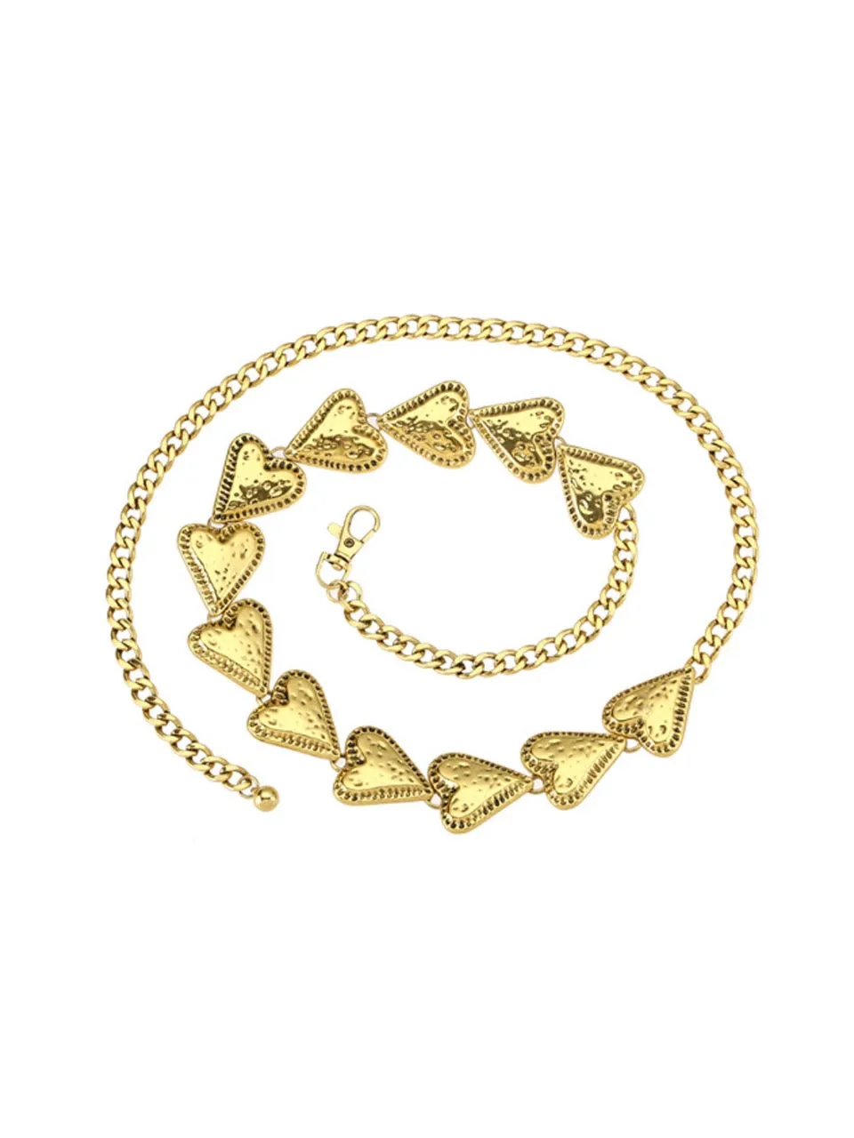 27 Heart Linked Chain Belt sold by 27 Boutique product image thumbnail 3