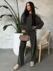 RD STYLE Long Sleeve Pullover and Wide Leg Pant Set sold by 27 Boutique