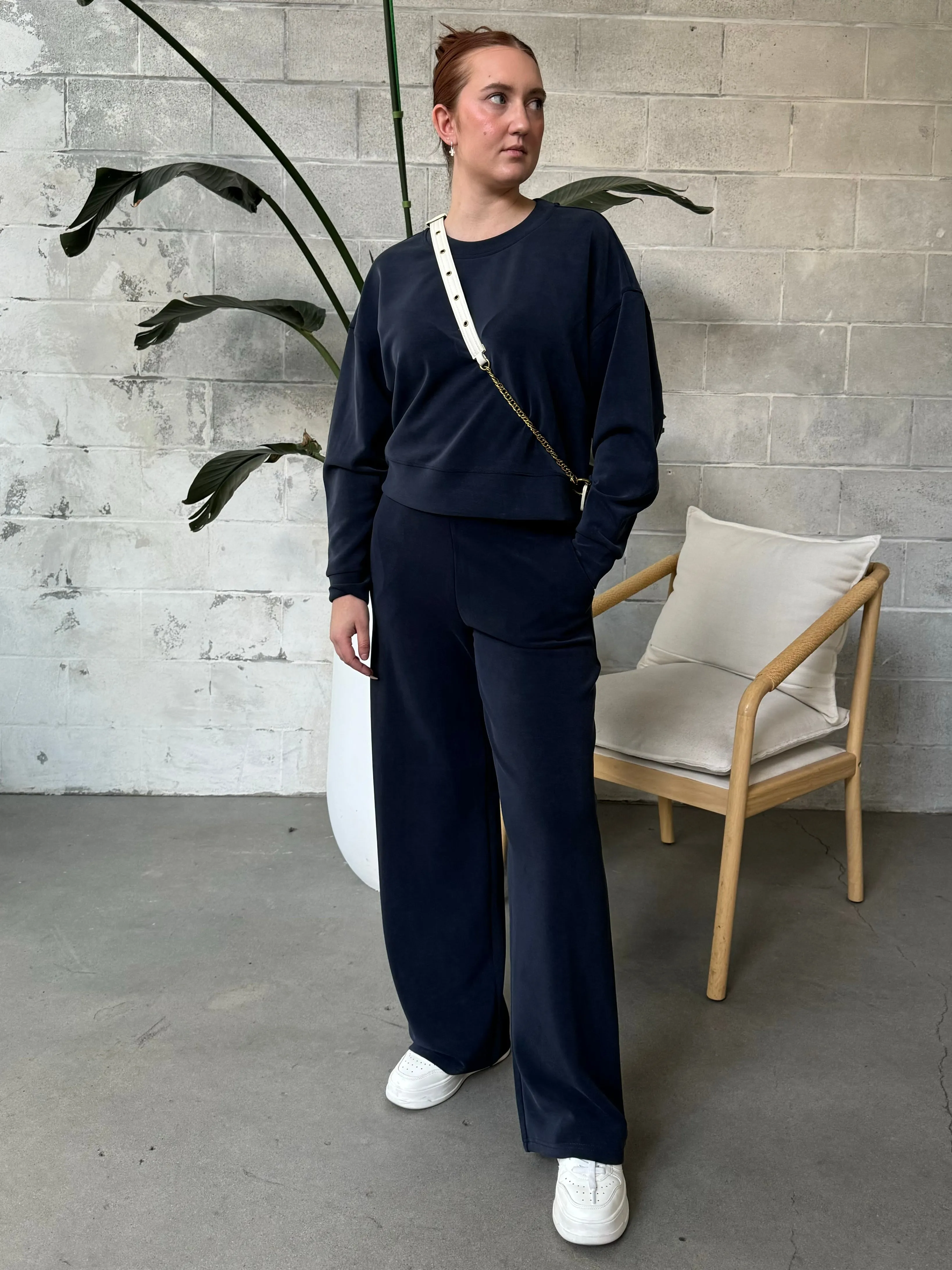 RD STYLE Long Sleeve Pullover and Wide Leg Pant Set sold by 27 Boutique product image thumbnail 4