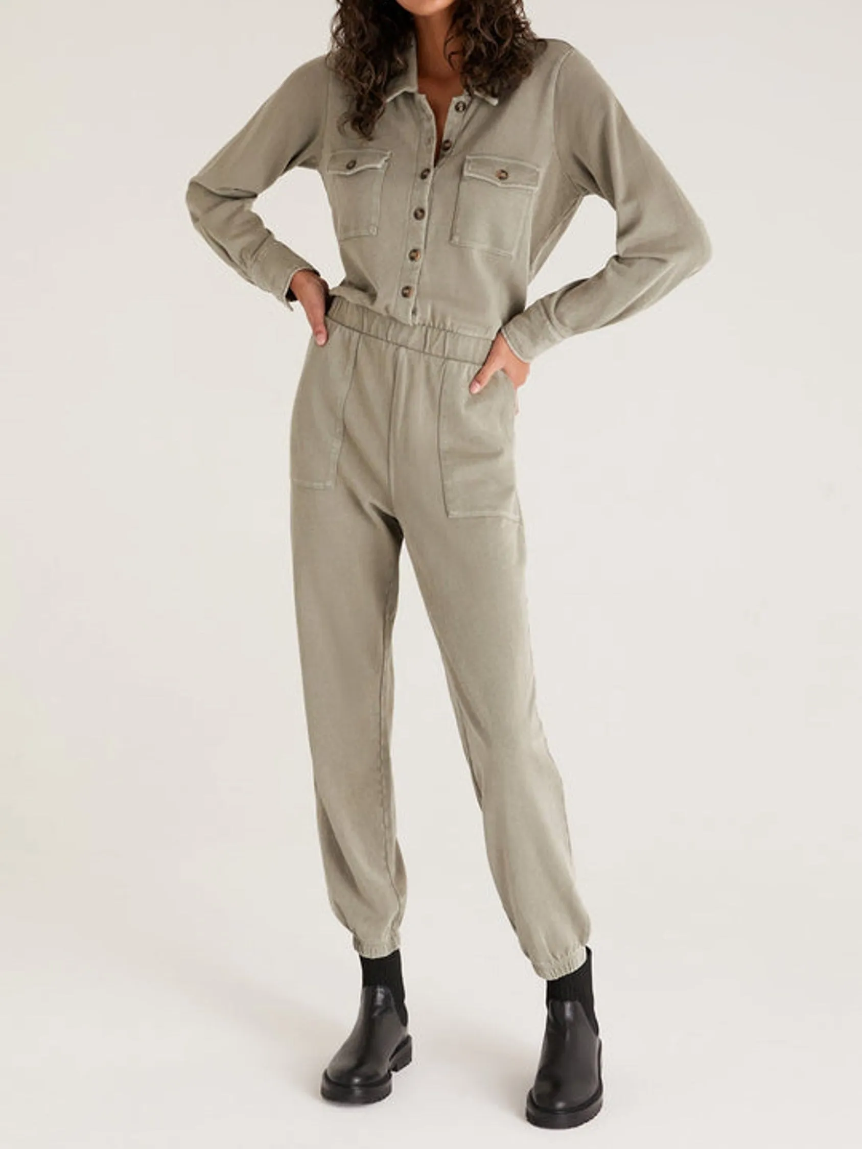 Z SUPPLY Cadet Cargo Jumpsuit sold by 27 Boutique product image thumbnail 4